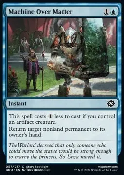 Machine Over Matter