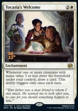 Tocasia's Welcome