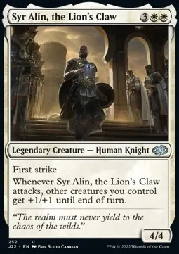 Syr Alin, the Lion's Claw