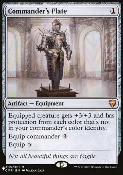 Commander's Plate