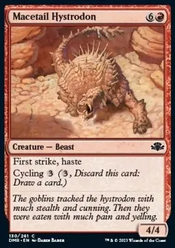 Macetail Hystrodon