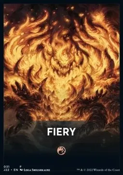 Jumpstart Pack Summary Card: Fiery
