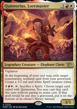 Quintorius, Loremaster