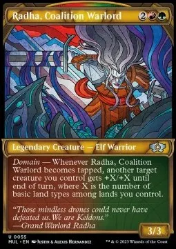 Radha, Coalition Warlord