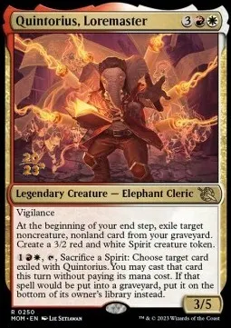 Quintorius, Loremaster