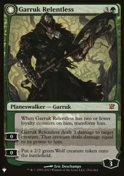 Garruk Relentless // Garruk, the Veil-Cursed