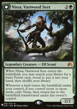 Nissa, Vastwood Seer // Nissa, Sage Animist