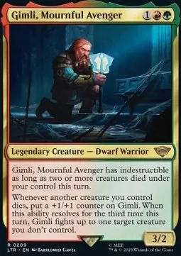 Gimli, Mournful Avenger