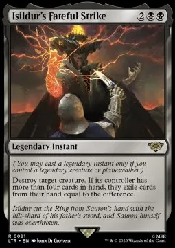 Isildur's Fateful Strike