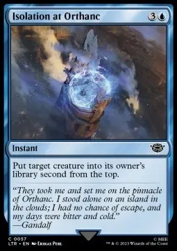 Isolation at Orthanc