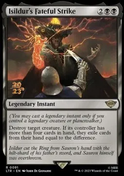 Isildur's Fateful Strike
