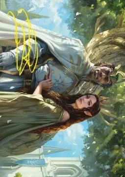 Art Series: Aragorn and Arwen, Wed
