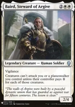 Baird, Steward of Argive