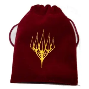 Burgundy Dice Bag