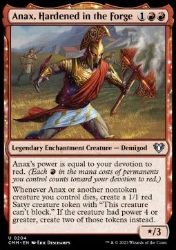 Anax, Hardened in the Forge