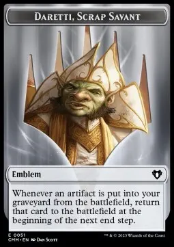 Daretti, Scrap Savant Emblem // Servo