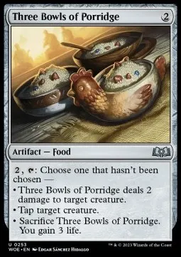 Three Bowls of Porridge