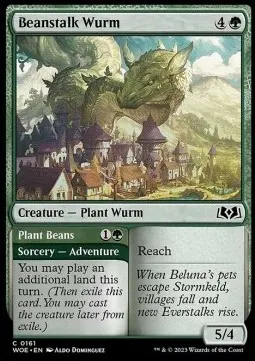Beanstalk Wurm // Plant Beans