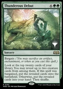 Thunderous Debut
