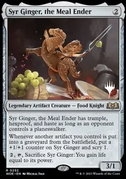 Syr Ginger, the Meal Ender
