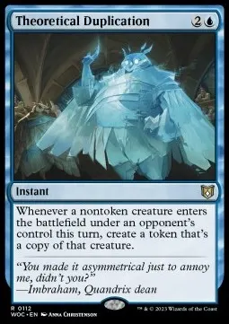 Theoretical Duplication