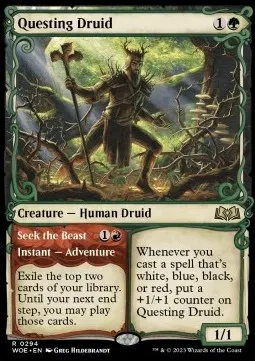 Questing Druid // Seek the Beast