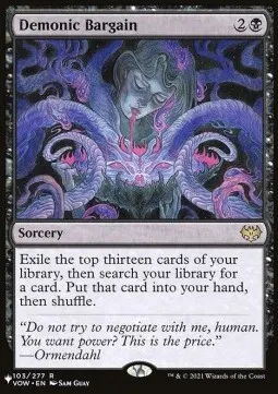 Demonic Bargain