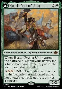 Huatli, Poet of Unity // Roar of the Fifth People