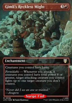 Gimli's Reckless Might