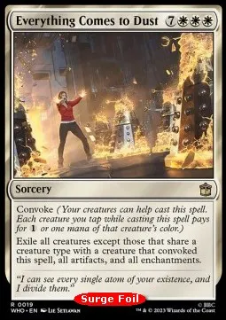 Everything Comes to Dust