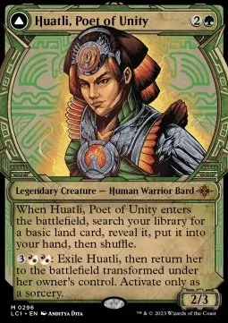 Huatli, Poet of Unity // Roar of the Fifth People