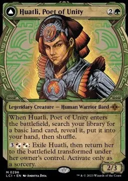Huatli, Poet of Unity // Roar of the Fifth People