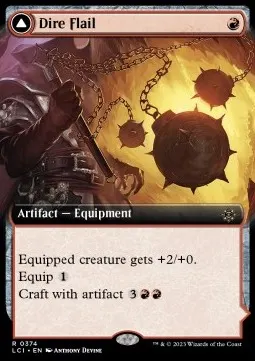 Dire Flail // Dire Blunderbuss