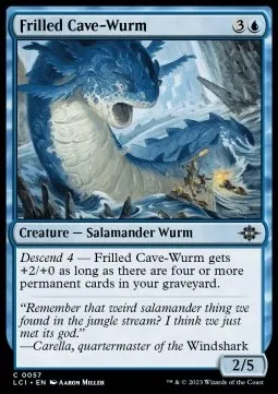 Frilled Cave-Wurm