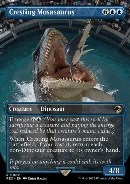 Cresting Mosasaurus