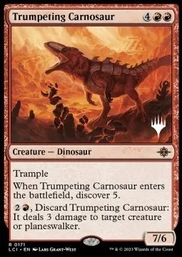 Trumpeting Carnosaur