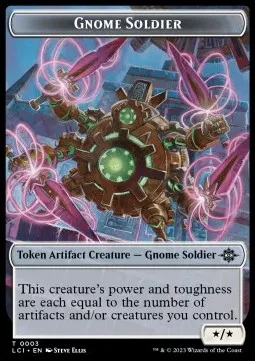 Fungus Dinosaur // Gnome Soldier