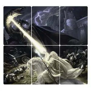 "Gandalf in Pelennor Fields" Scene Art Cards Set