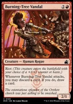 Burning-Tree Vandal