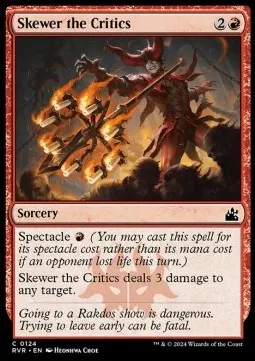 Skewer the Critics