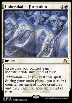 Unbreakable Formation