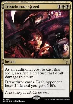 Treacherous Greed