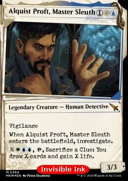 Alquist Proft, Master Sleuth
