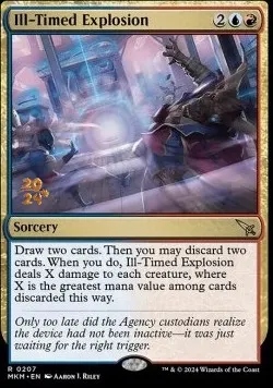 Ill-Timed Explosion