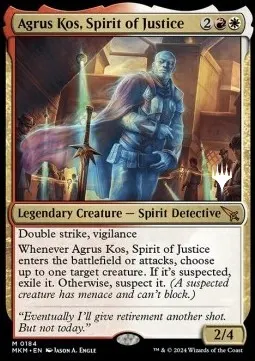 Agrus Kos, Spirit of Justice