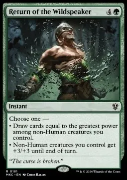 Return of the Wildspeaker