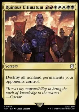 Ruinous Ultimatum