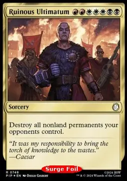 Ruinous Ultimatum