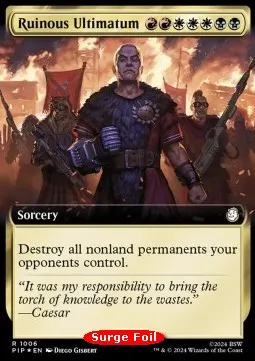 Ruinous Ultimatum