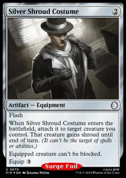 Silver Shroud Costume